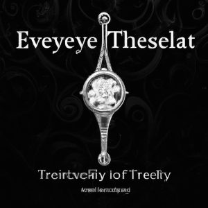 Decorative text with abstract art design.